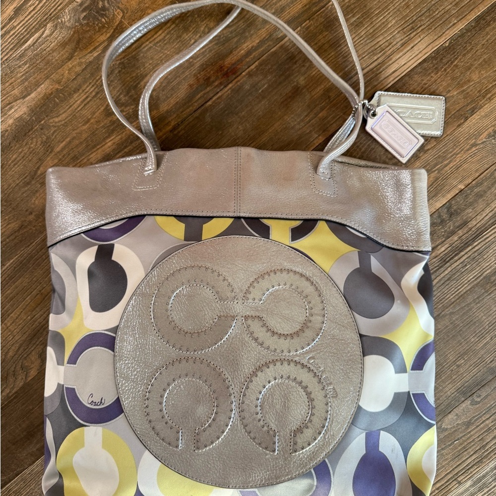 Vintage Coach Julia OP Tote Bag/  Vintage Coach Bags Y2K Vintage Coach - Picture 8 of 8